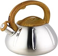 Stovetop Heat Water Kettle Stainless Steel Kettle Gas Cooker Teapot Kettle Whistle Tea Kettle Enamel Pot Camping Water Boiler Teapots for Tea (Size : 3L)