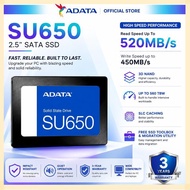 ADATA SSD SATA (120/240/256/480/512/1TB/2.5") SU650