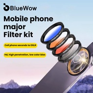 Bluewow 52mm/37mm ND Mobile Polarized Lens HD Filter Water Reflection Mobile Filter Clip Set