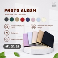 【Mach Photo】4R 5R 6R Photo Album 40 slots Durable Hardcover Minimalist Photos Collection Organiser A
