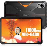 FOSSiBOT แท็บเล็ตแอนดรอยด์13 DT1ไลท์ทนทาน,10.4นิ้ว11000 MAh 2K FHD + 7GB + 64GB IP68แท็บเล็ตไวไฟ IP69K แท็บเล็ตกันน้ำ13MP แท็บเล็ต Wi-Fi 5G + กล้อง5MP ปลดล็อคใบหน้า OTG