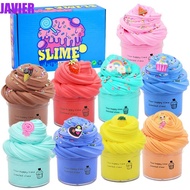 JAVIER Diy Butter Slimes Fruit Set Diy Toys Party Toy For Children Education Toys Soft Stretchy Modeling Clay For Kids Gifts Party Favors Sludge Toys Slimes Making Set