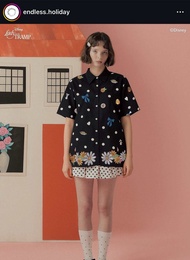 🖤🐾New+พร้อมส่ง🐾🖤เสื้อเชิ๊ตแบรน Endless♾️holiday X Lady and the Tramp🐾รุ่นใหม่ รุ่นหายาก ลายสวย สีสวย