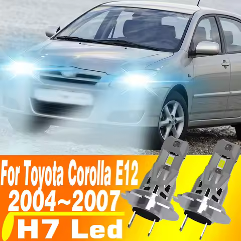 2pcs High Power H7 Led Headlight Canbus H18 Car Bulb 6000K White Light Moto Diode Lamp 12v 55w For T