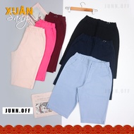 Women's Stretch Khaki Shorts – Zip & Button, Suitable for 42‐78kg, Bigsize