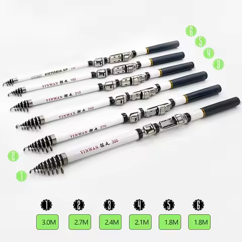 Ultra Light Spinning Fishing Rod 1.5M-3.0M H Boat Power Lure Casting Wt 3g-21g Fiber Rock Travel Pol