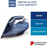 [SG] Philips DST8020 Azur Series 8000 Steam Iron | Heavy Duty Handheld Garment Iron, 3000W (Philips 