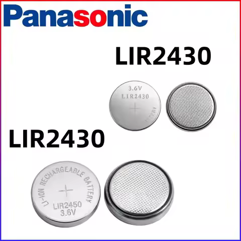 NEW 2-10PCS LIR2430 LIR2450 Rechargeable Battery CR2430 CR2450 Lithium charging Can Replace for watc