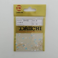 Mata Kail Pancing Daichi Dh-6 Sode Dh-90 Dh-91 Dh-92  Dh-12 Warna Biru Hitam Putih Kuning Super Taja