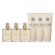 Madame Fin มาดามฟินของแท้ น้ำหอมมาดามฟินรุ่นใหม่ GLAM Collection 3 กลิ่น (50ml./ขวด) + โลชั่นน้ำหอมG