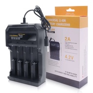 18650 Charger 4-slot 3.7 V4.2V Intelligent fast charging USB lithium battery charger