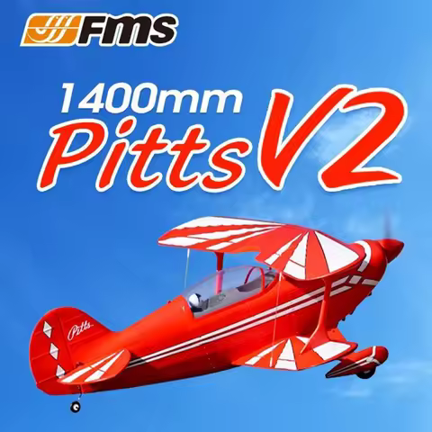 FMS RC Airplane 1400MM Pitts PNP Special Aerobatic 3D Biplane 6S EPO Gaint Big Scale Radio Control M