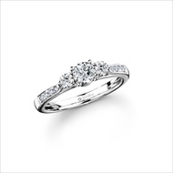 Jubilee Diamond แหวนเพชร Three Stone Lady Love Ring เพชรแท้ เพชรน้ำ 99