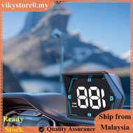 Car Digital GPS Speedometer HD LED Display Speed MPH KMH HUD Compass GPS Speed Meter Overspeed Alarm