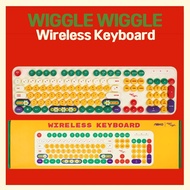 [Wiggle Wiggle] Wireless Keyboard, USB receiver Keyboard, 2.4GHz Wireless Keyboard, Full 106-keyboar
