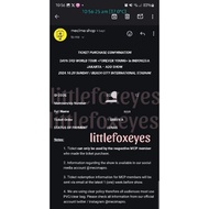 WTS DAY6 World Tour Forever Young Jkt addshow Day 2 20 oct 2024 Green A Membership Mecima