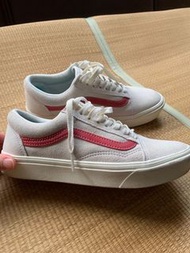 Vans 24.5 號 OLDSKOOL COMFYCUSH  紅線