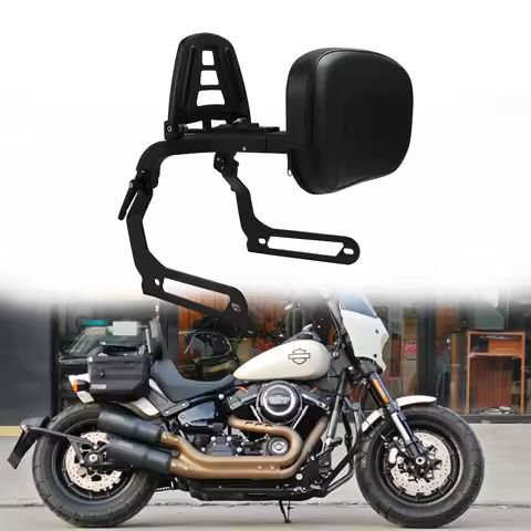 For Harley Fat Bob 114 FXFB FXFBS 2018-2025 Motorcycle Rear Backrest Passenger Driver Multi Purpose 