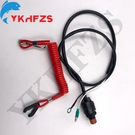 Kill Stop Switch 2 Stroke 15HP 30HP 40HP For YMH 66T-82575-01 Outboard Motor