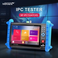Noyafa กล้อง IP ผู้ทดสอบกล้องวงจรปิด IPC จอภาพขนาดเล็ก AHD 7นิ้ว4K 8K HDMI VGA PoE Monitor IPC722ATC