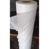 (ROLL An) Tangerine Interlining Cotton Fabric Visilin Glue