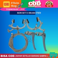 Rem Sepeda Jenis U Brake Sudah Satu Set (U Brake Set )