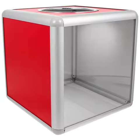 Lottery Box Transparent Draw Box Game Box Raffle Tickets Portable Soap Dishes Lottery Case Lottery B