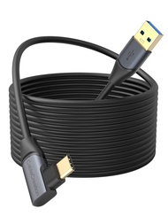 Compatible with Quest Link, CableCreation USB 3.1 USB C to A Oculus Quest Link Conversion Cable, Hig