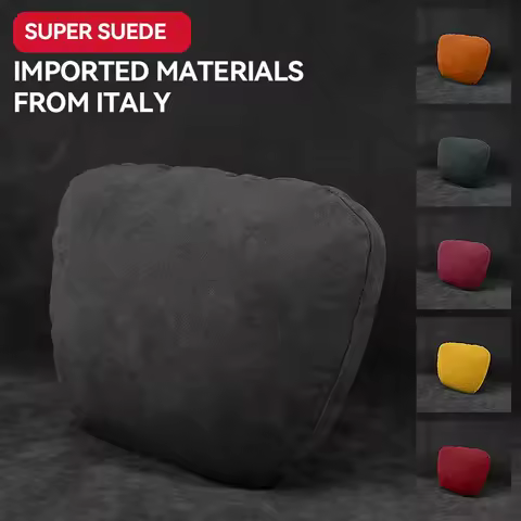 MG Cyberster HS ONE For MG 3 4 5 6 7 ZS HS ONE ES5 Cyberster GT GS RX5 RX8 Suede Car Neck Rest Pillo