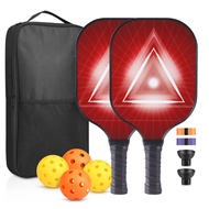 Fiberglass Pickle Racket+Hand Gum Picker+Pickle Ball-Pickle Racket Set pickleball paddle