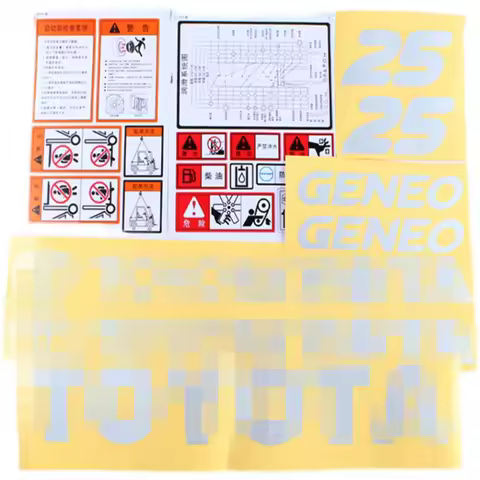 For Toyota Forklift 3 3.5 ton Body Sticker Forklift Sticker 7FD25 7FD30 7FD20 Whole Vehicle Sticker 