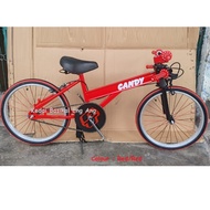 PASANG SIAP Basikal size 20" rim jejari , 2 handle body CANDY Petak , lajak dan fork mati lowered ha