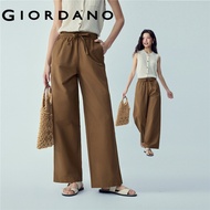 GIORDANO WOMEN Cooling elastic waist pants 05416308