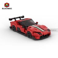 Creative Domestic moc speed Series Ferrari 812GTS V12 Engine 8 Grid Building Block Car Model Boy 112