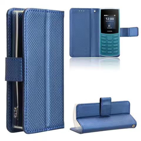 Phone Case For Nokia 105 2G 4G 2023 TA-1538, TA-1551, TA-1546, Leather Vintage Phone Case On Cases F