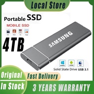 Samsung SSD hard disk external storage hard drive TypeC USB 3.1 portable HD solid state drive 2TB 4T