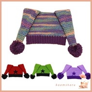 Boom Knitted Women Beanie Hat Y2K Novelty Clown Hat Popular Cos-play Party Headwear