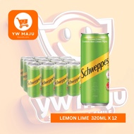 [ YW MAJU ] Schweppes Lemon Lime  320ml x 12