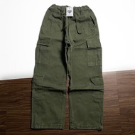 MP+ Superwide Cargo Army Green Wide Leg Fit RC23