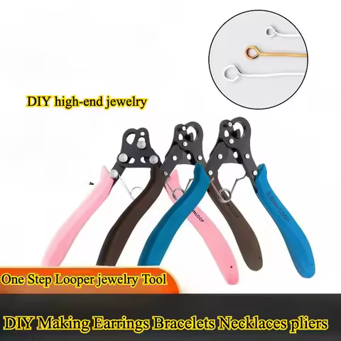 DIY Making Earrings Bracelets Necklaces pliers 1.5/2.25/3mm Looper Craft Wire bending string pliers