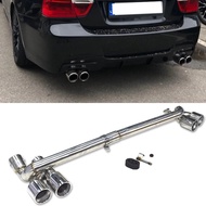 For BMW E90 E92 E93 320i 325i Twin Exhaust Pipe Up Quad Exhaust Tip Mufflers Tip Exhaust System Tail