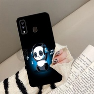 HP Softcase Samsung Galaxy A20/A30 Silicone Pro Camera Casing Samsung Galaxy A20/A30 Case Panda Moti