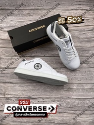 รองเท้าผ้าใบConverse หนัง⭐ สีขาว-ดำ รองเท้าผ้าใบชายและหญิง รุ่นยอดฮิตติดเทรน สวยตรงปก💯