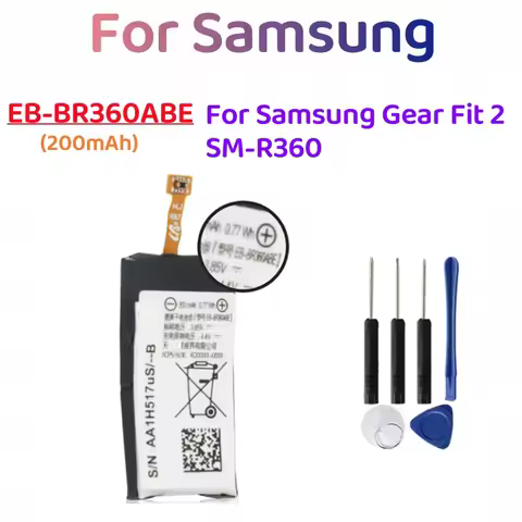 EB-BR360ABE Replacement Battery For Samsung Gear Fit2 Fit 2 R360 SM-R360,EB-BR365ABE For Samsung Gea