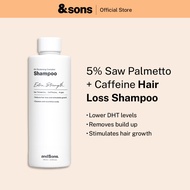 andSons Hair Loss Shampoo with Saw Palmetto & Caffeine (200ml)
