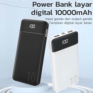 Powerbank Fast Charging Dual USB LED 10000 mAh BASIKE