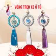 Handmade Catholic Vehicle Hanging Ring. Meaningful Gifts