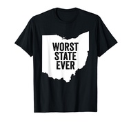 Worst State Ever, Ohio Sucks Gift Tee Shirt