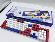 RK-X61 Pro คีย์บอร์ดมีไฟ RGB gaming keyboard คีย์บอร์ดเกมมิ่ง Mechanical Keyboard คีย์บอร์ด Blue & R