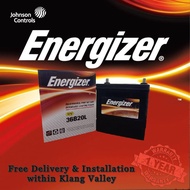 Energizer NS40ZL (36B20L) -  Perodua Myvi(Old) | Axia | Alza | Viva | Kancil | Kelisa | Honda City |